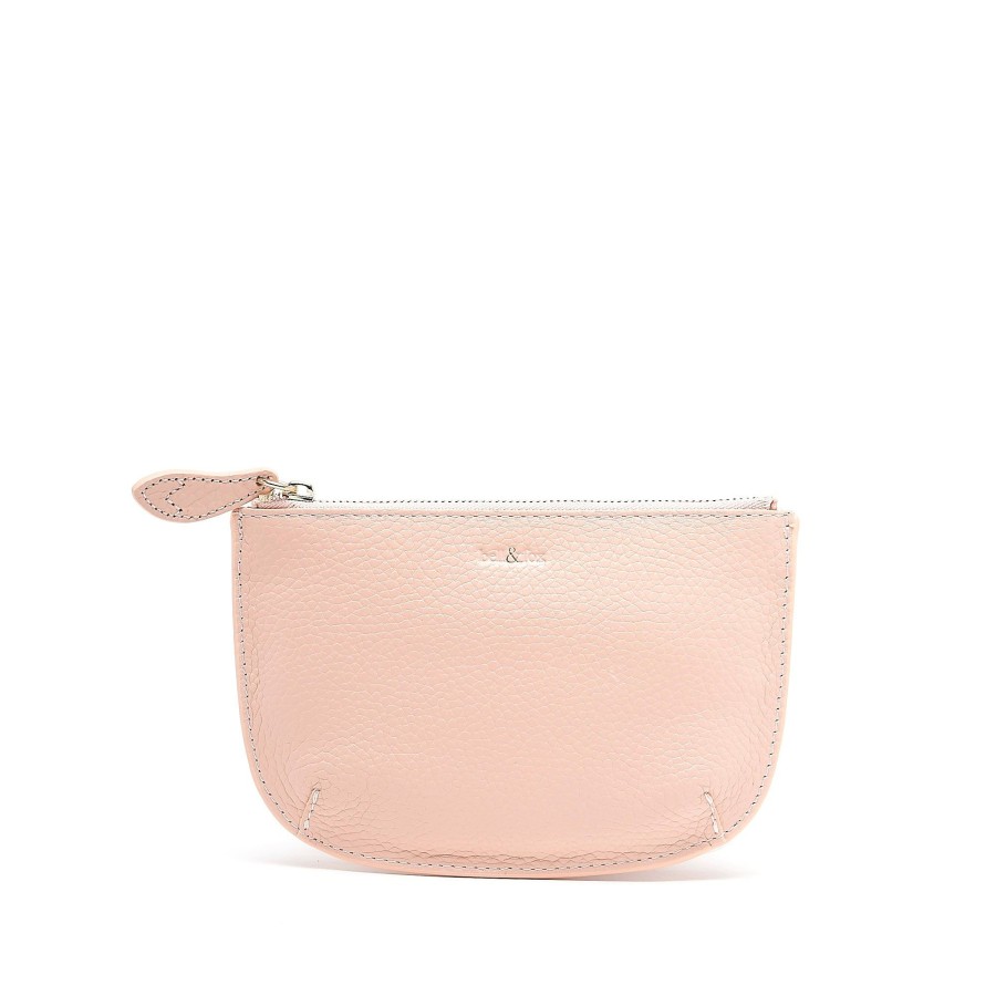 Accessories Bell & Fox | Faye Leather Purse - Blush Leather